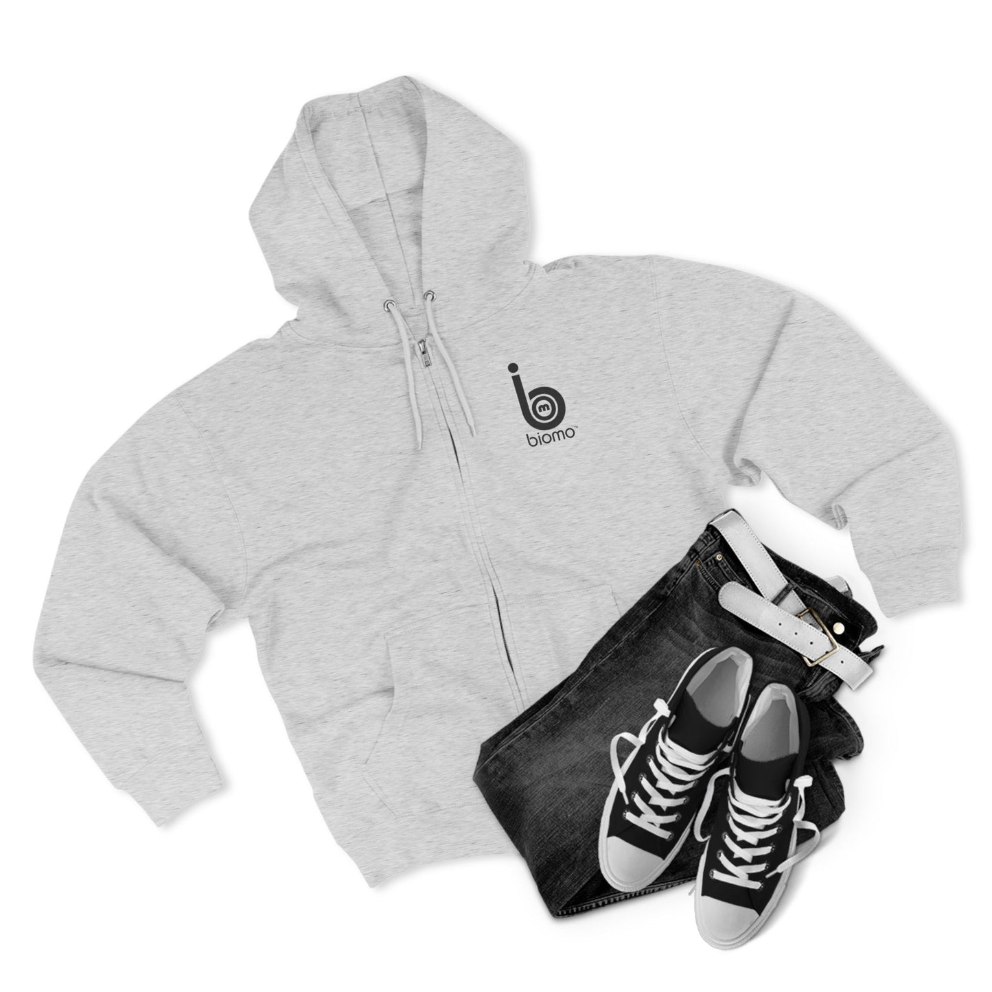 Biomo Unisex Zip Hoodie