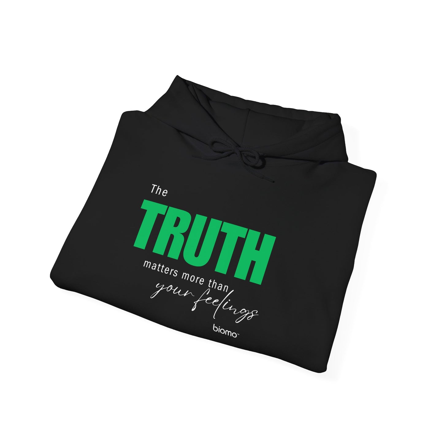 Biomo Truth Green Hooded Sweatshirt