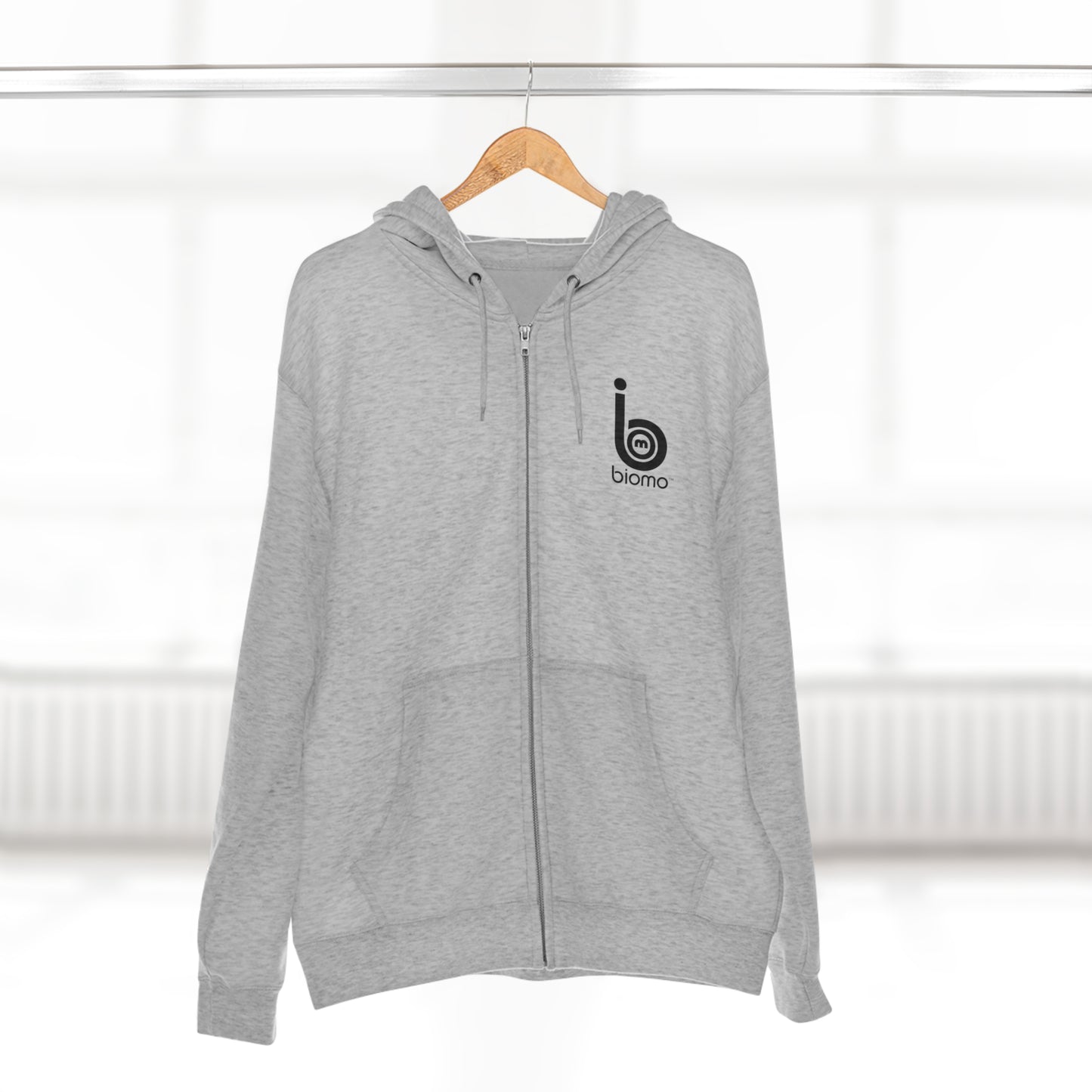 Biomo Unisex Zip Hoodie