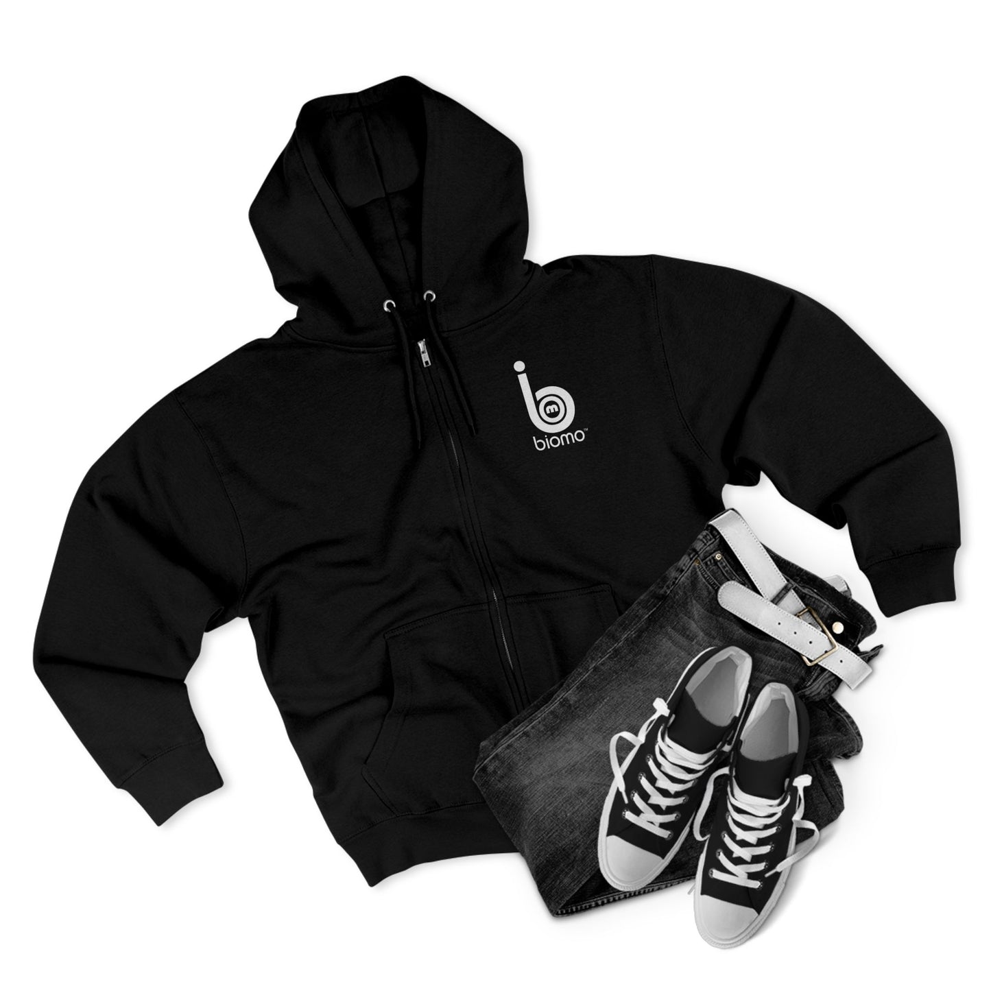 Biomo Unisex Zip Hoodie