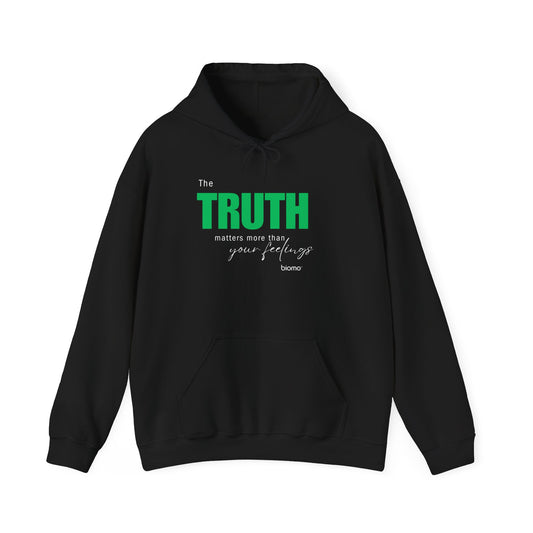 Biomo Truth Green Hooded Sweatshirt